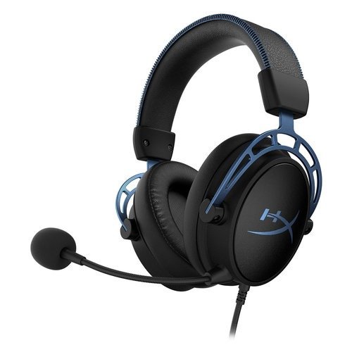 Cloud Alpha S Over-Ear Gaming Headset (Factory Certified Refurbished, Blue)