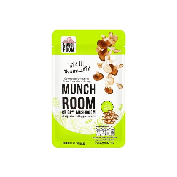 MUNCHROOM Crispy Mushroom Snacks 0.7oz