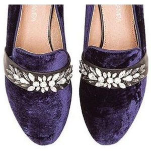 Yosi Samra Pippa Luxe Velvet Slipper with Rhinestone Embellishment On Sale @  6PM.com