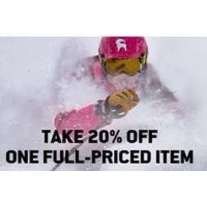 Backcountry: The North Face & More Brands One Full Priced Item