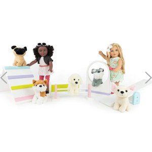 Eimmie 18" Doll Dog Training furniture Playsets