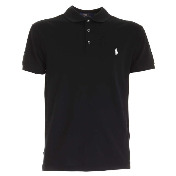 Logo Embroidered Slim-Fit Polo Shirt - Cettire