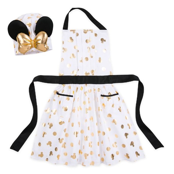Minnie Mouse Apron and Hat Set for Girls