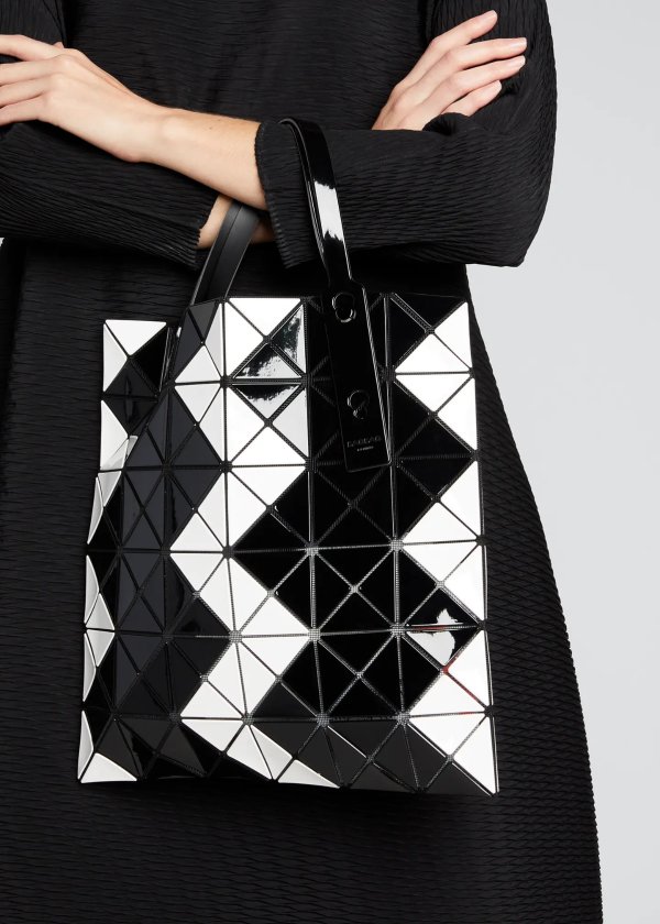 Lucent Zigzag North-South Tote Bag
