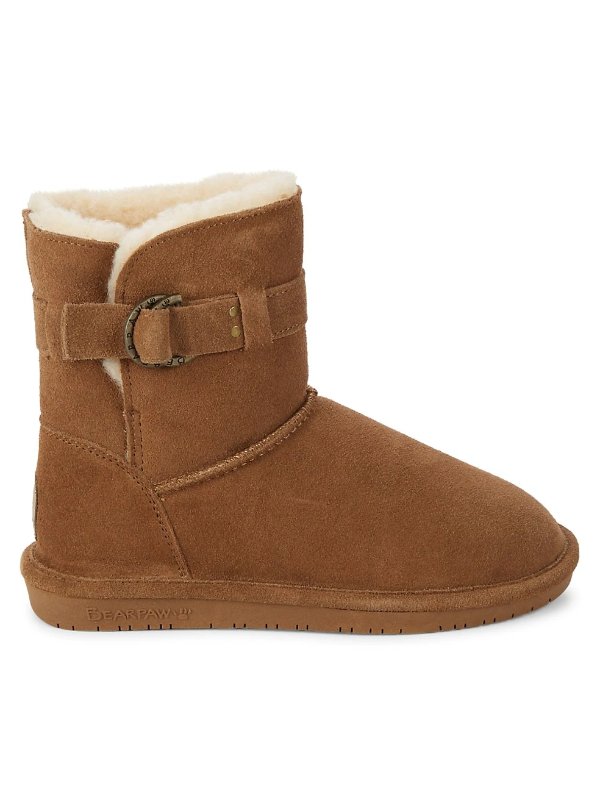 Tessa Faux Fur-Lined Suede Boots