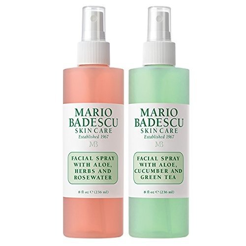 Facial Spray Herbs/Rosewater and Cucumber/Green Tea (Pack of 2)