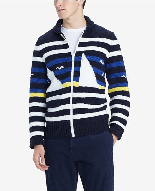 Men's Coastal Striped Sweater