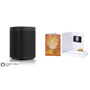 Sonos One 无线智能音箱 +  $50 Amazon 礼品卡