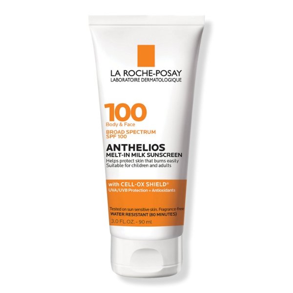 Anthelios Melt-in Milk Body & Face Sunscreen Lotion SPF 100 - La Roche-Posay | Ulta Beauty