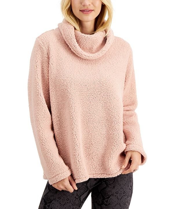Cowlneck Sherpa Pullover, Created for Macy's