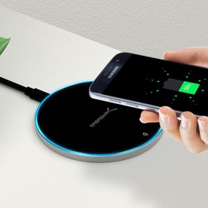 Sabrent 10W Wireless Qi Fast Charger