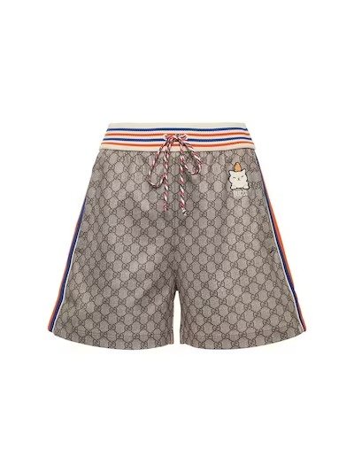 Kawaii GG supreme cotton blend shorts