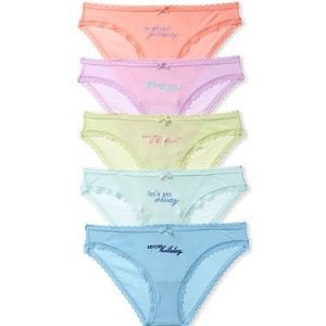 Today Only: Victoria's Secret $25 5-PACK PANTIES
