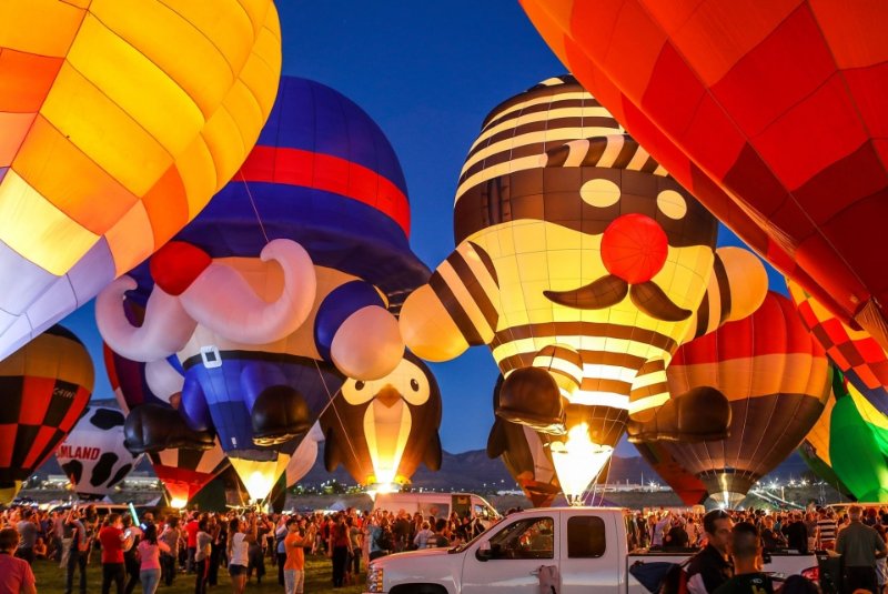 Albuquerque International Balloon Fiesta 新墨西哥州 阿尔伯克基国际热气球嘉年华