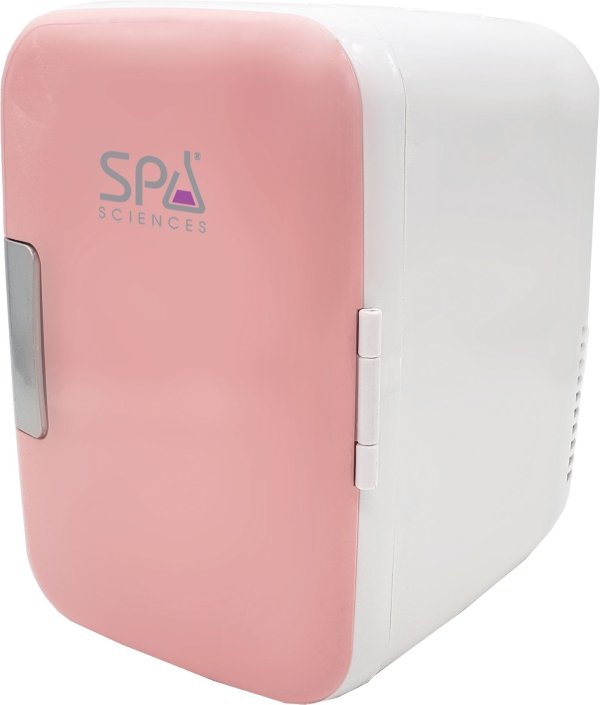 Spa Sciences COOL Skincare Beauty Mini Fridge, Pink