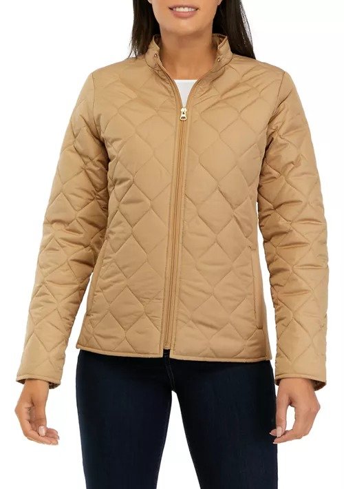 Petite Quilted Barn Jacket