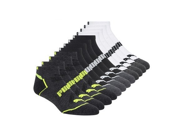 Men's 12-Pairs Ultimate Low Cut Socks