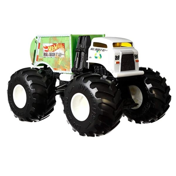 Monster Trucks Trash It All 1:24 Scale for kids age 3 4 5 6 7 8 years old great gift toy trucks large scales