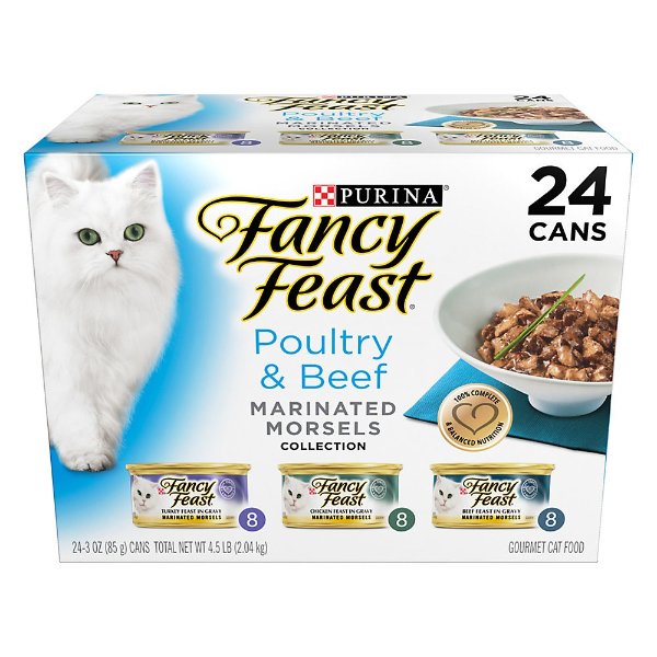 ® Marinated Morsels Poultry & Beef Variety Pack for Cats