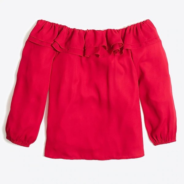 Ruffle convertible blouse : FactoryWomen Blouses & Tops | Factory