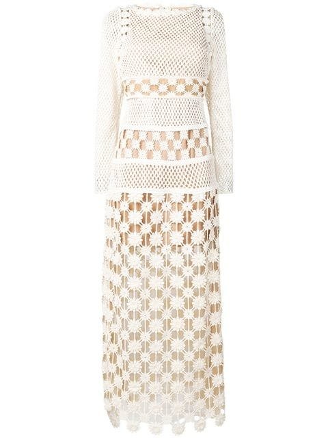 crochet-lace maxi dress