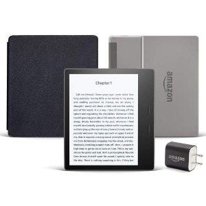 Amazon Kindle Oasis 前代 + 保护壳 + 电源适配器