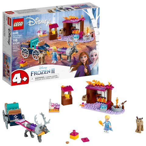 LegoDisney Frozen II Elsa’s Wagon Adventure 41166 Building Kit