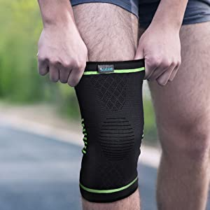 Sable Knee Brace Support Compression Sleeves for Men