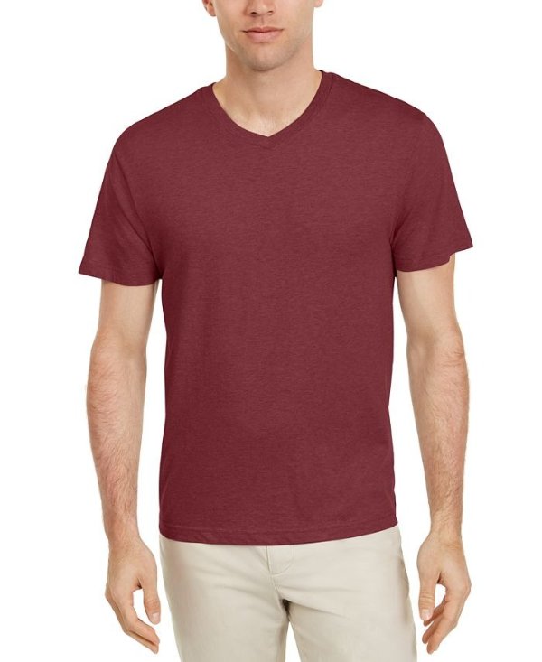 Men's Fashion V-Neck Undershirt, Created for Macy's