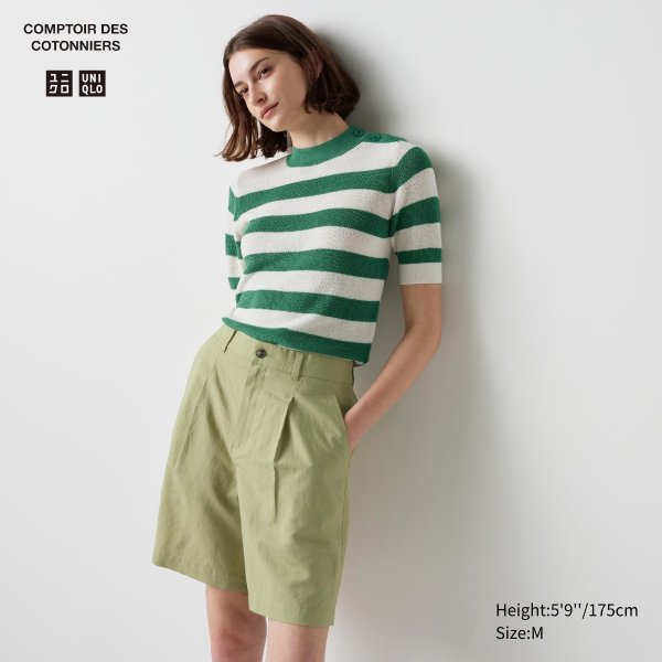 Linen-Blend Pleated Shorts | UNIQLO US