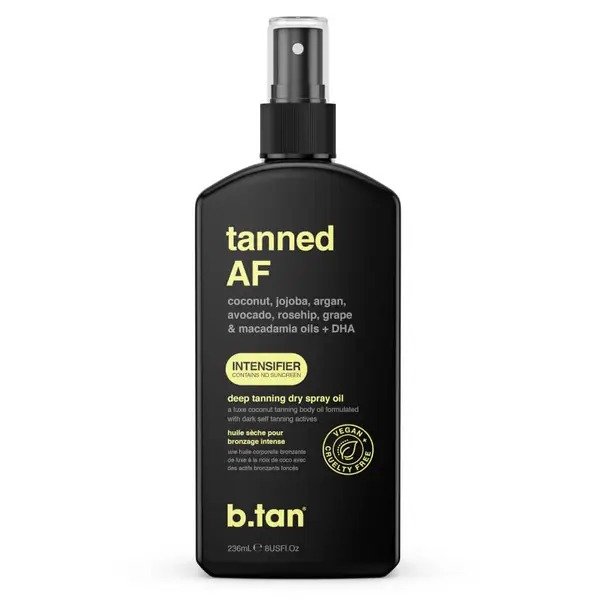 Tanned AF Intensifier Tanning Oil (8oz)