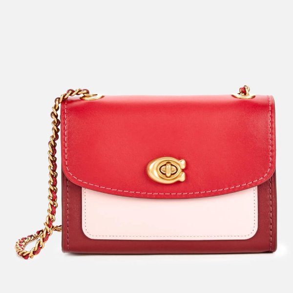 Women's Colorblock Parker 18 Shoulder Bag - Red