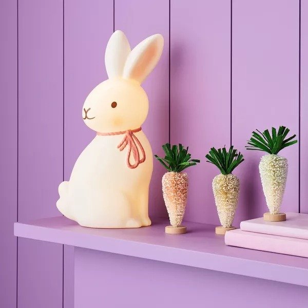 14" Lit Easter Blow Mold Bunny - Spritz™