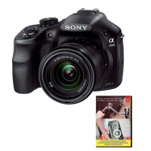 索尼Alpha A3000 2000万像素数码相机及18-55mm镜头套装(送Adobe PhotoShop Elements12软件)