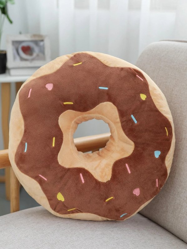 Donut Shaped Decorative Pillow