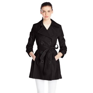 Via Spiga Women's Classic Double-Breasted Trench Coat