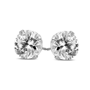 1 1/2 Carat TW Diamond Earrings in 14K White Gold @ Szul.com