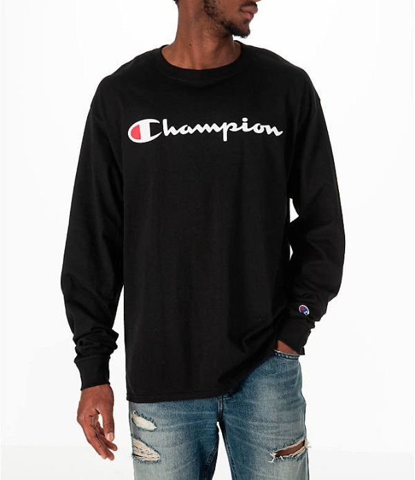 Men's Champion Classic Graphic Long-Sleeve T-Shirt