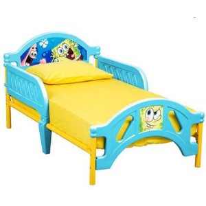 Nickelodeon SpongeBob SquarePants Toddler Bed, 10th Anniversary Edition