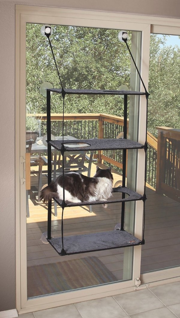 K&H PET PRODUCTS EZ Mount Quad Stack Cat Furniture - Chewy.com
