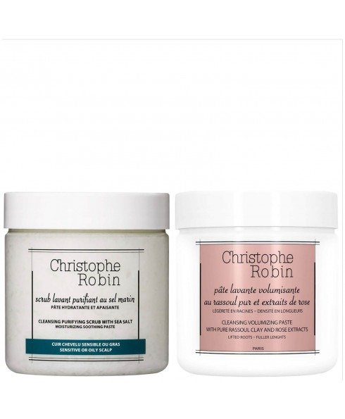 - Cleansing Purifying Scrub (250ml) and Cleansing Volumising Paste (250ml)
