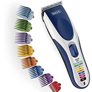 Wahl Color Pro Cordless Rechargeable Hair Clipper & Trimmer – Easy Color-Coded Guide Combs