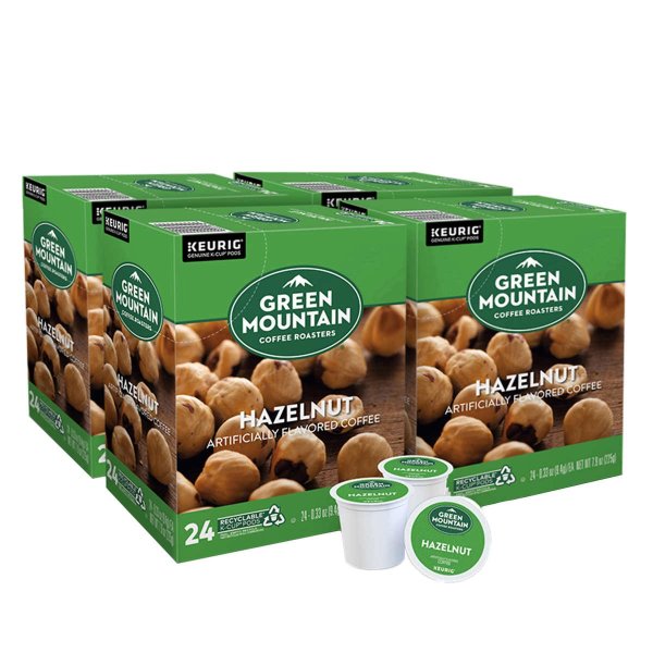 Mountain Coffee Hazelnut Flavored K-Cup Pod, 96-count