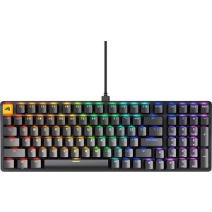 Glorious - GMMK 2 Prebuilt 96% Full Size Wired Mechanical Linear Switch Gaming Keyboard with Hotswappable Switches - Black