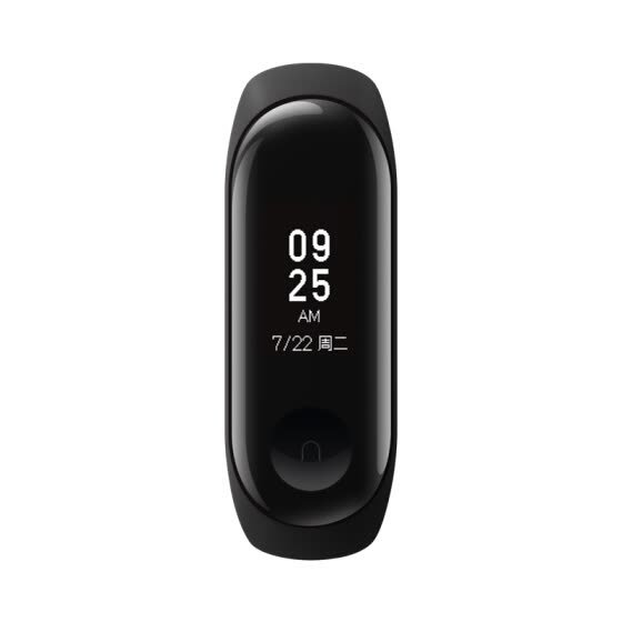 Mi Band 3 NFC version black smart sport monitor heatbeat NFC mobile payment call reminder waterproof petormeter