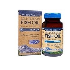 Wiley's Finest, 野生阿拉斯加鱼油软胶囊，丰富EPA，1250 mg，120粒