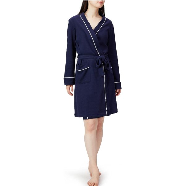 Amazon Essentials Women's Lightweight Waffle Mid-Length Robe (Available in Plus Size)