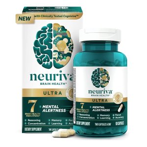 NEURIVA ULTRA Decaffeinated Clinically Tested Nootropic Brain Supplement