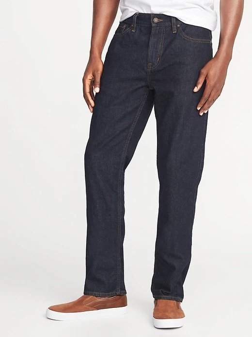 Straight Rigid Jeans for Men