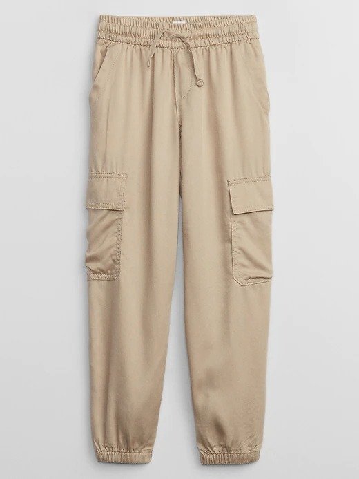 Kids TENCEL™ Lyocell Cargo Joggers with Washwell